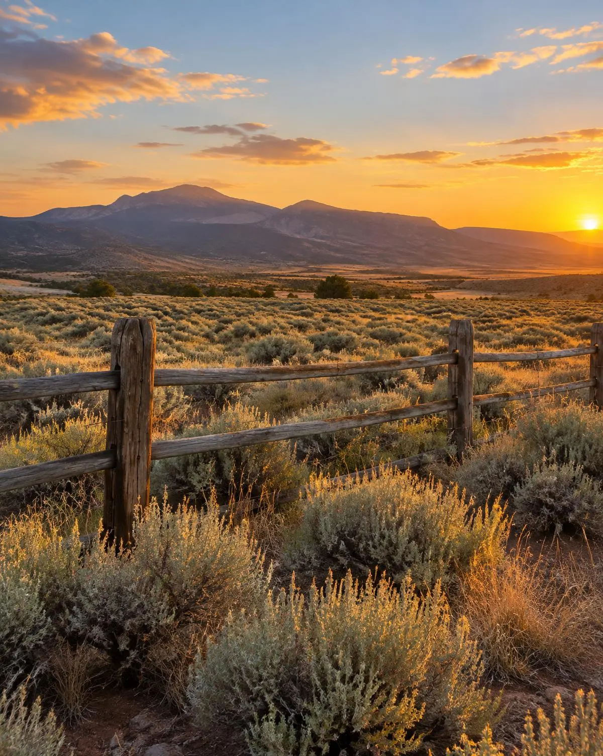 Open acreage with mountain views in Iron County, Southern Utah