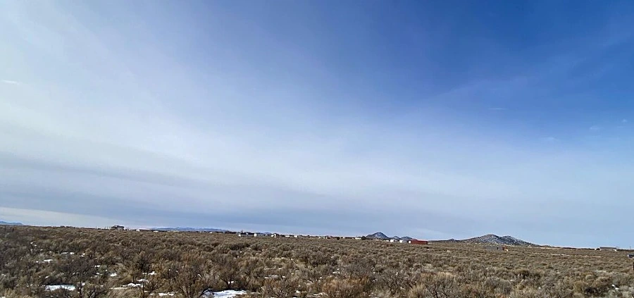 Sagebrush acreage and open sky in Iron County, Utah